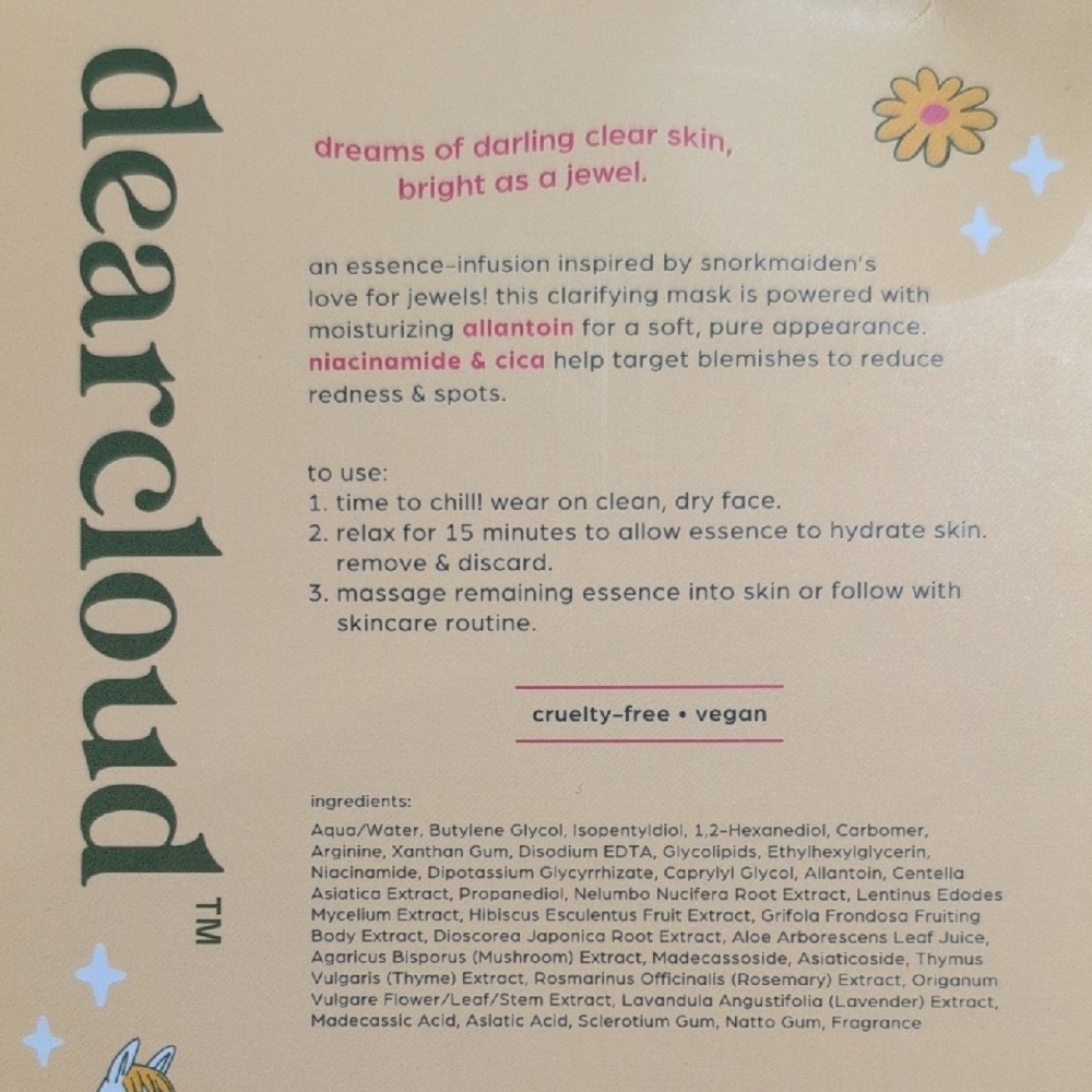 Dearcloud Moomin Face Mask Set - Picture 2 of 2